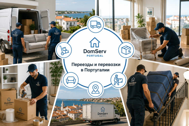 Переезды и перевозки в Португалии: как правильно оформить заказ